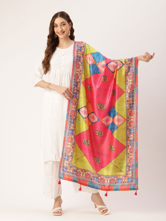 Sangam Dupatta Vol 4 Printed Cotton Dupatta Wholesale Market In Surat